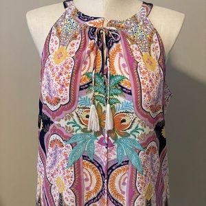 Rose + Olive Sleeveless Top